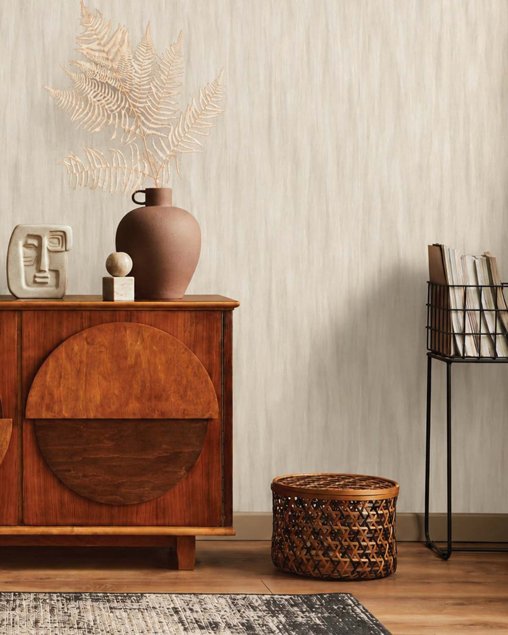 Cream Abstract Soft Sunset Wallpaper R10704