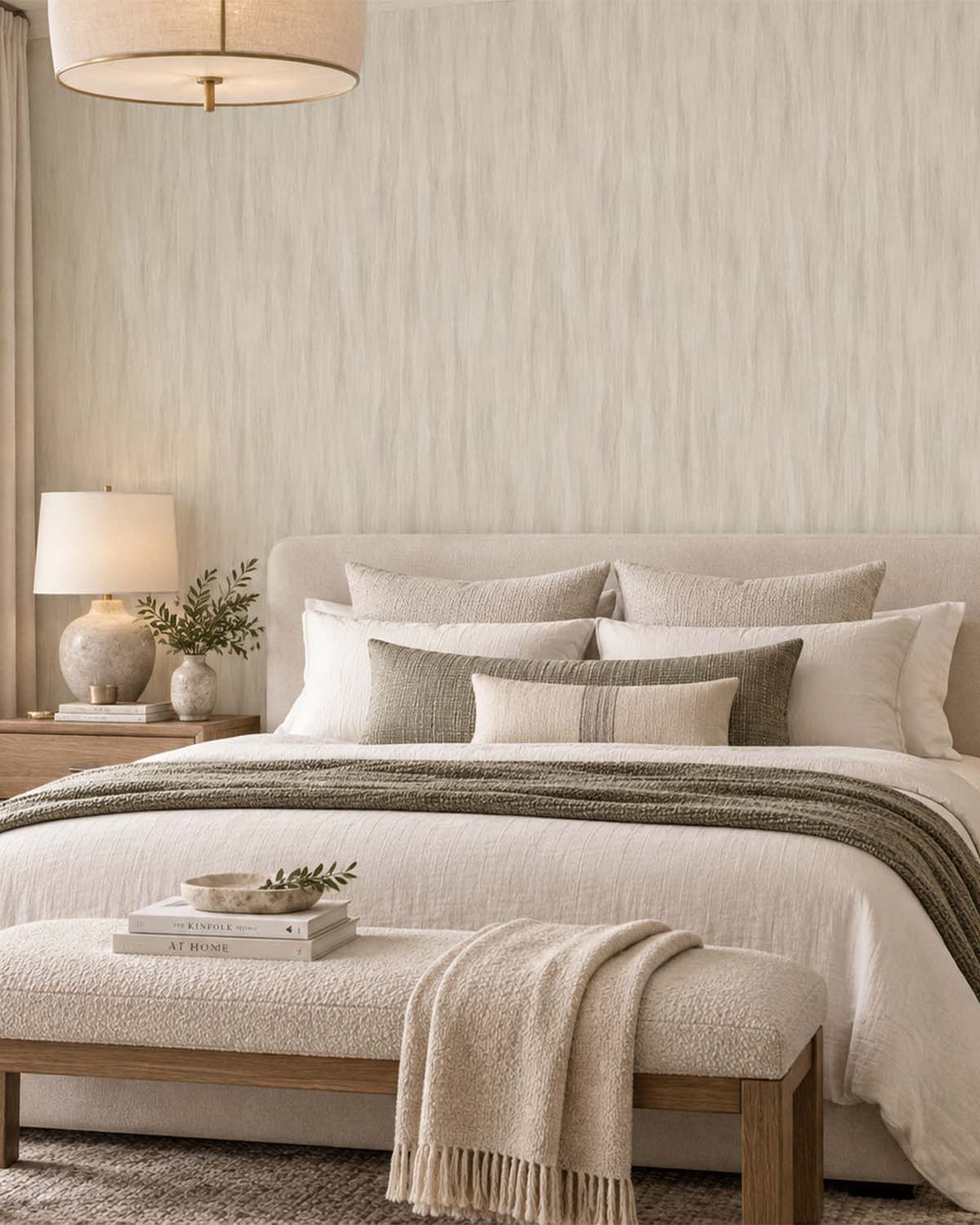Cream Abstract Soft Sunset Wallpaper R10704