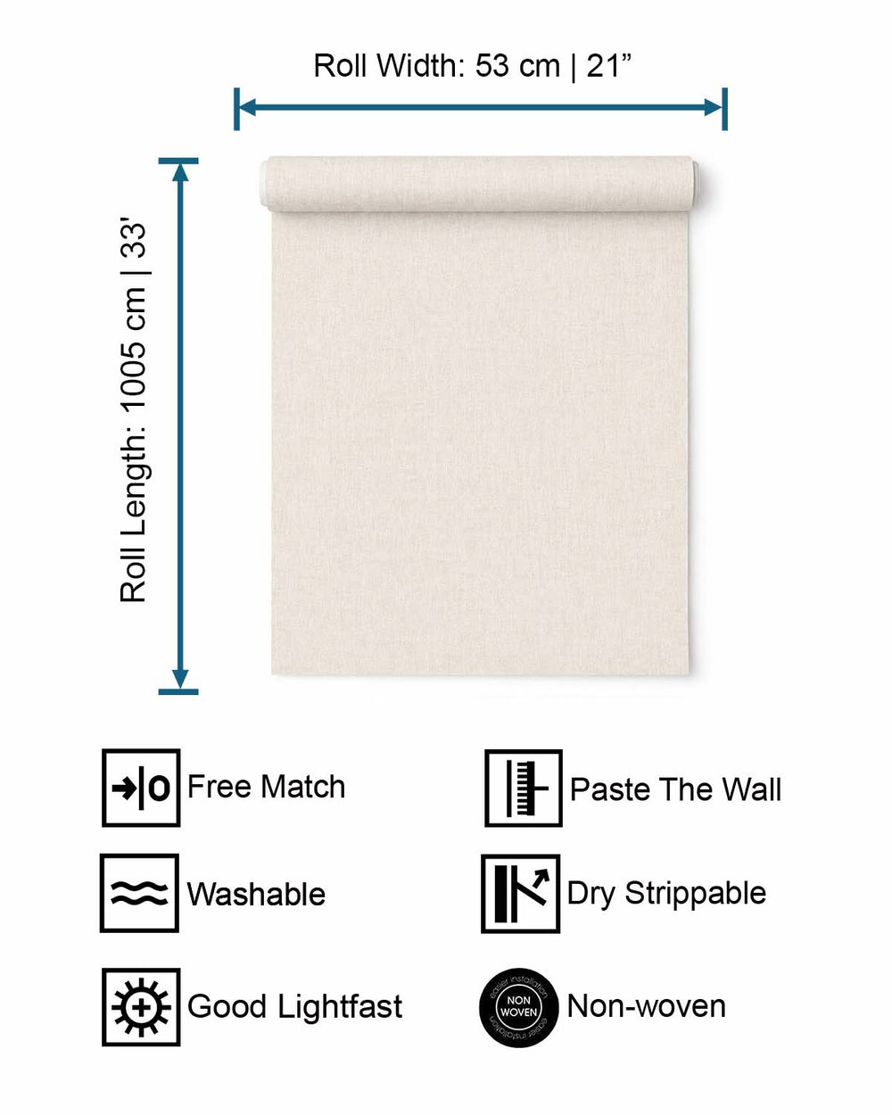 Almond Roca Faux Organic Cross-Hatch Wallpaper R10706