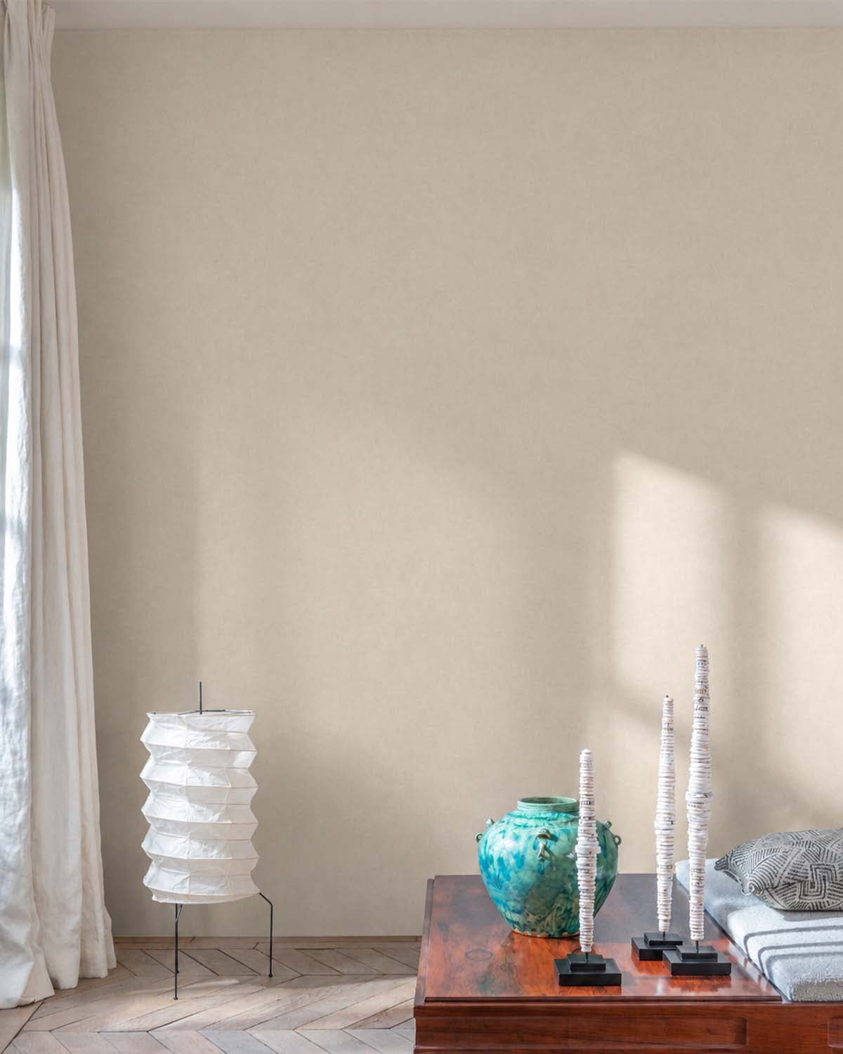 Beige Royal Faux Organic Cross-Hatch Wallpaper R10708