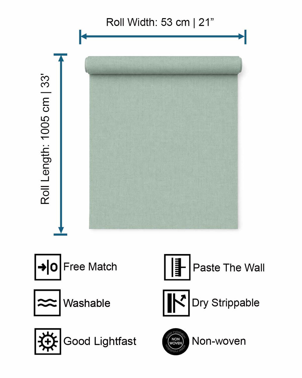 Aqua Foam Faux Organic Cross-Hatch Wallpaper R10712