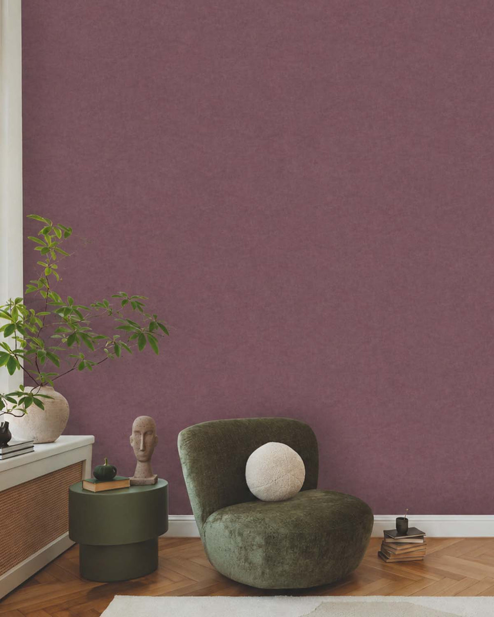 Tulipwood Faux Organic Cross-Hatch Wallpaper R10713