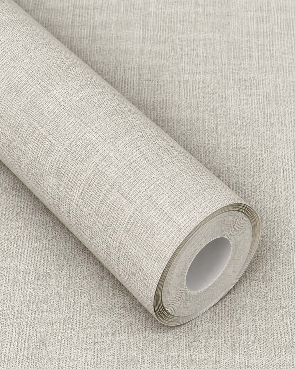 Grey By Me Modern Faux Linen Wallpaper R10718