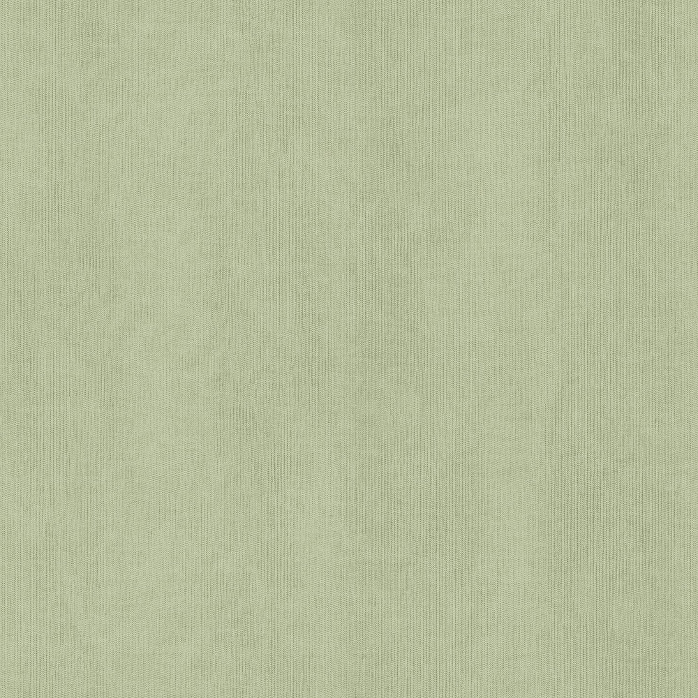 Norwich Green Modern Faux Linen Wallpaper R10724