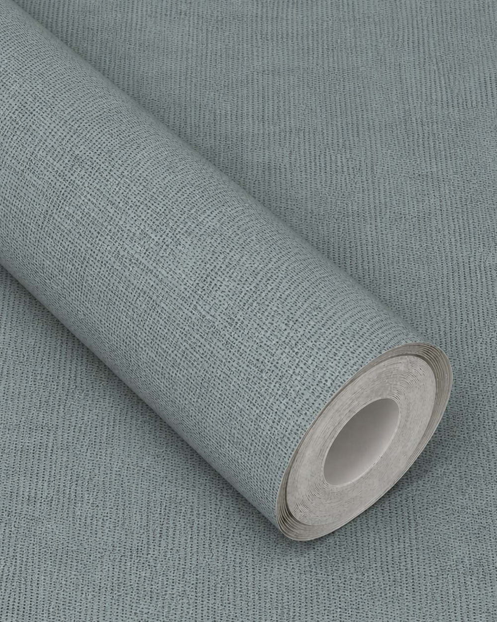Phantom Blue Modern Faux Linen Wallpaper R10727