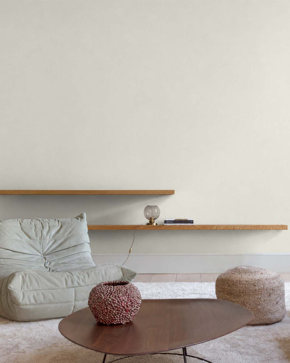Cool Slate Faux Linen Textured Wallpaper R10731