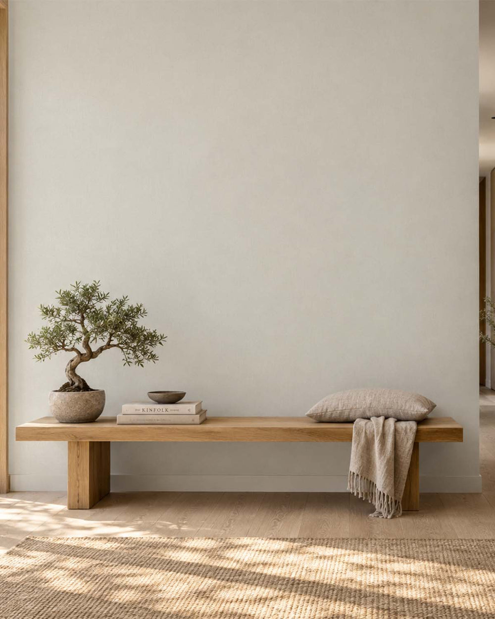 Cool Slate Faux Linen Textured Wallpaper R10731