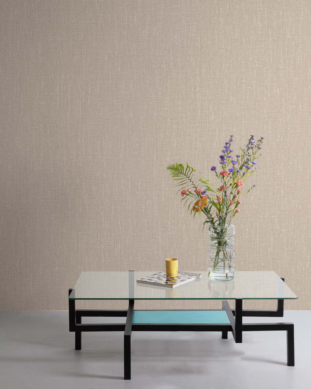 Birchwood Faux Linen Textured Wallpaper R10732