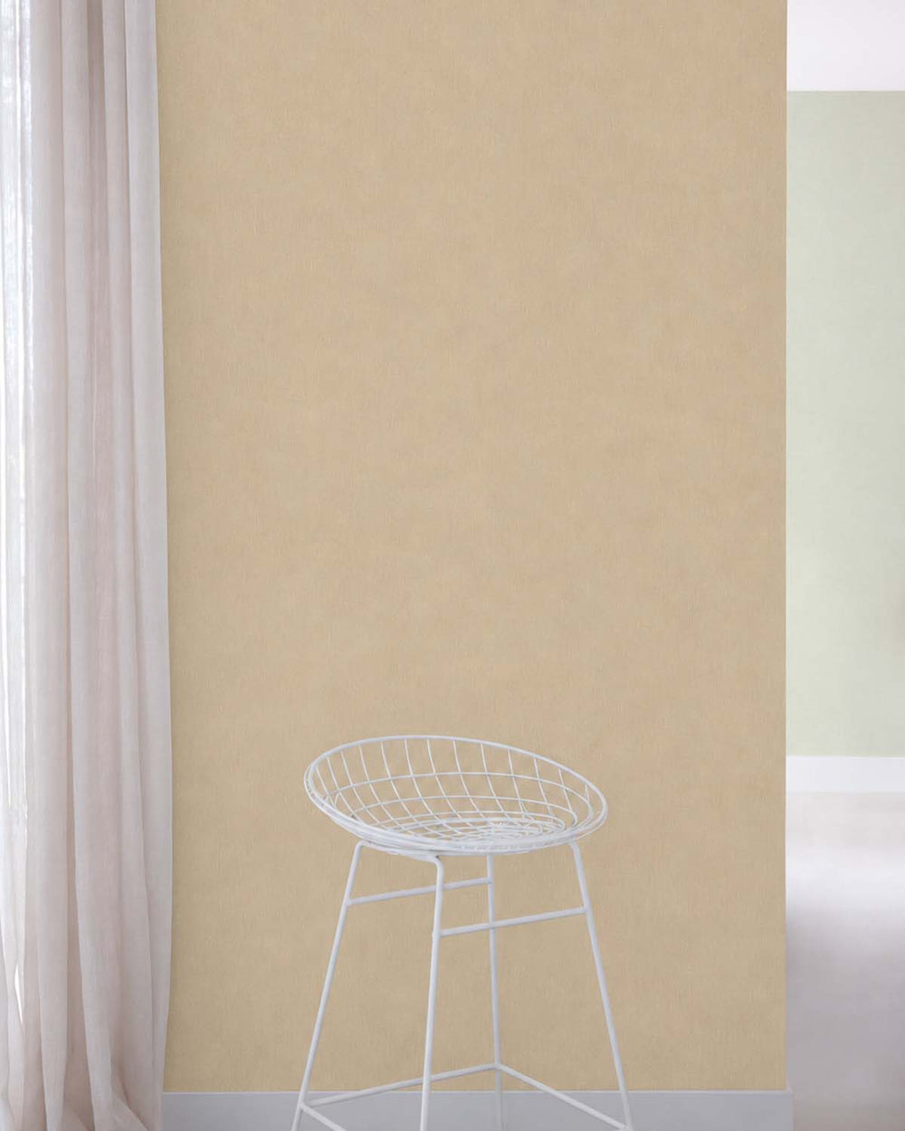 Spanish Sand Faux Linen Textured Wallpaper R10733