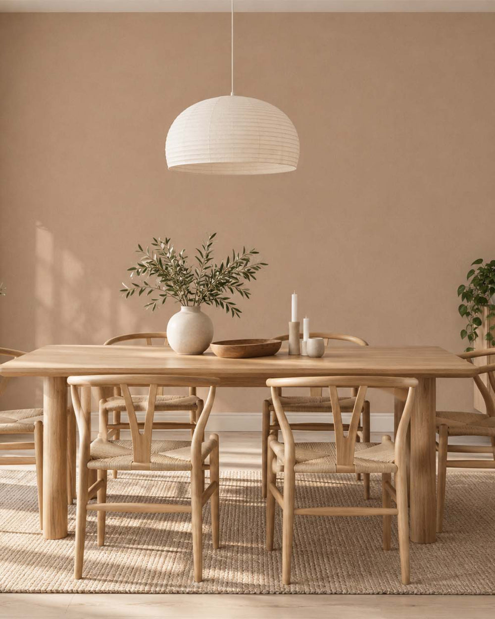 Rikyūshira Brown Faux Linen Textured Wallpaper R10734