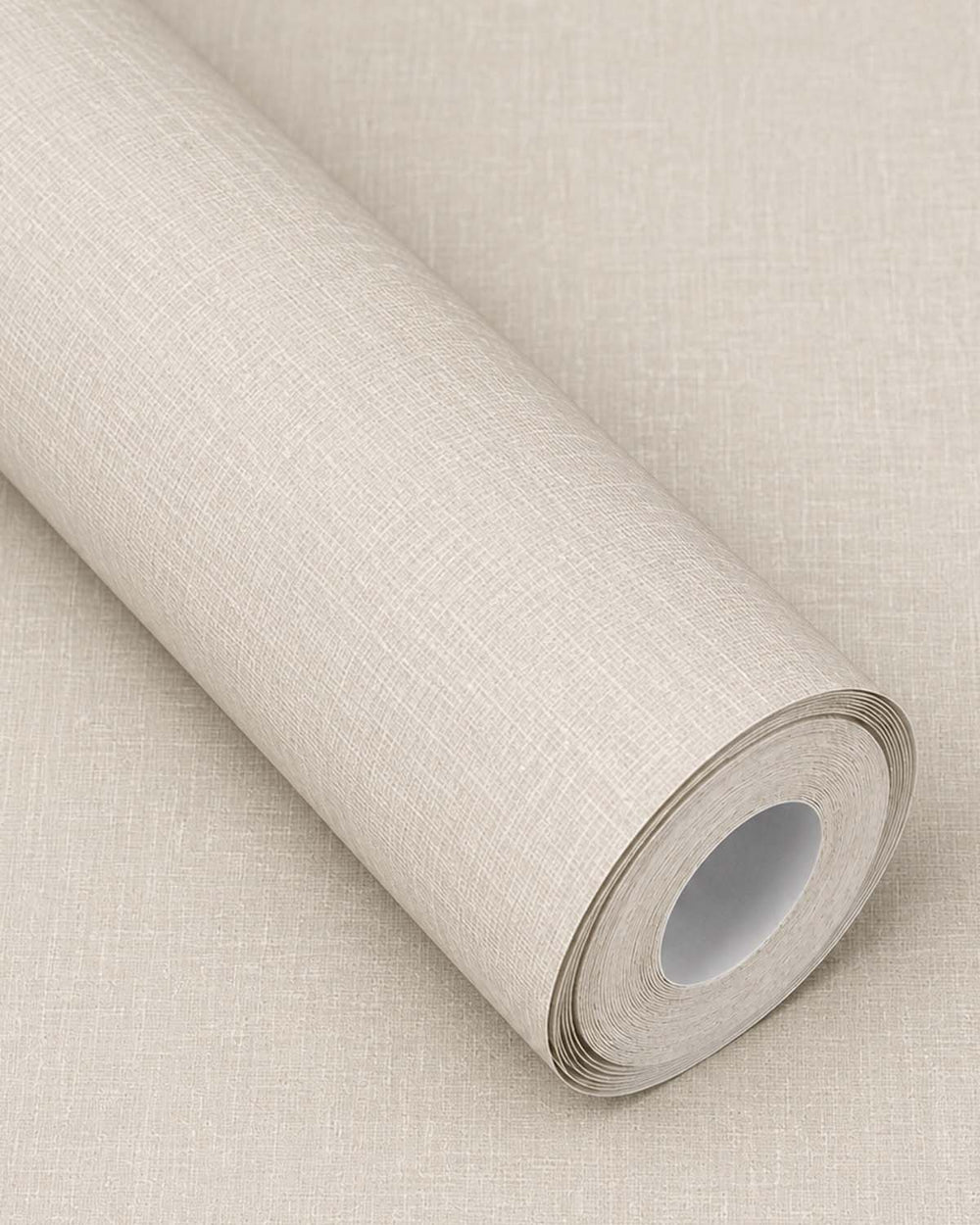 Pearl Oyster Faux Linen Textured Wallpaper R10737