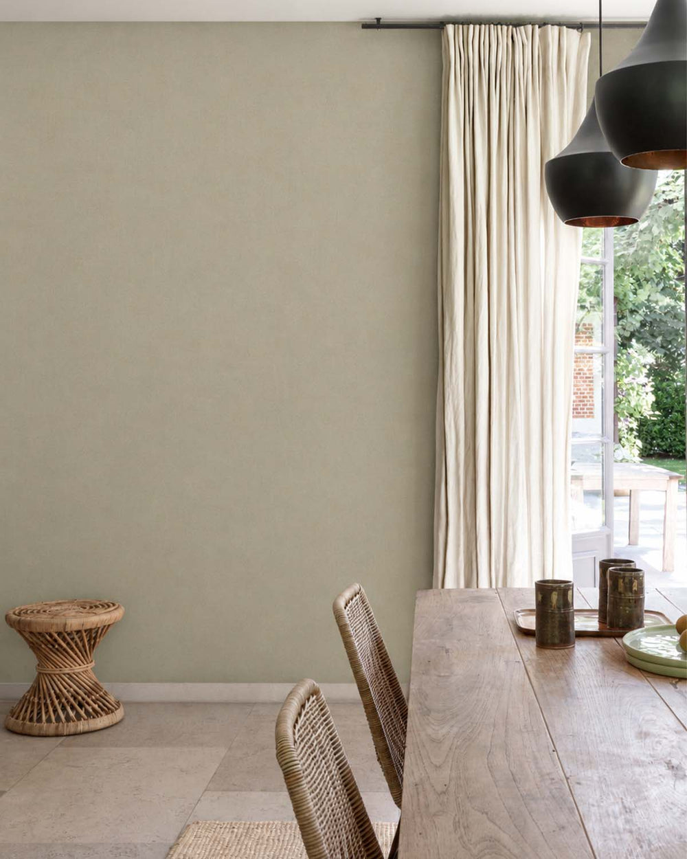 Northgate Green Classic Micro-chevron Wallpaper R10745