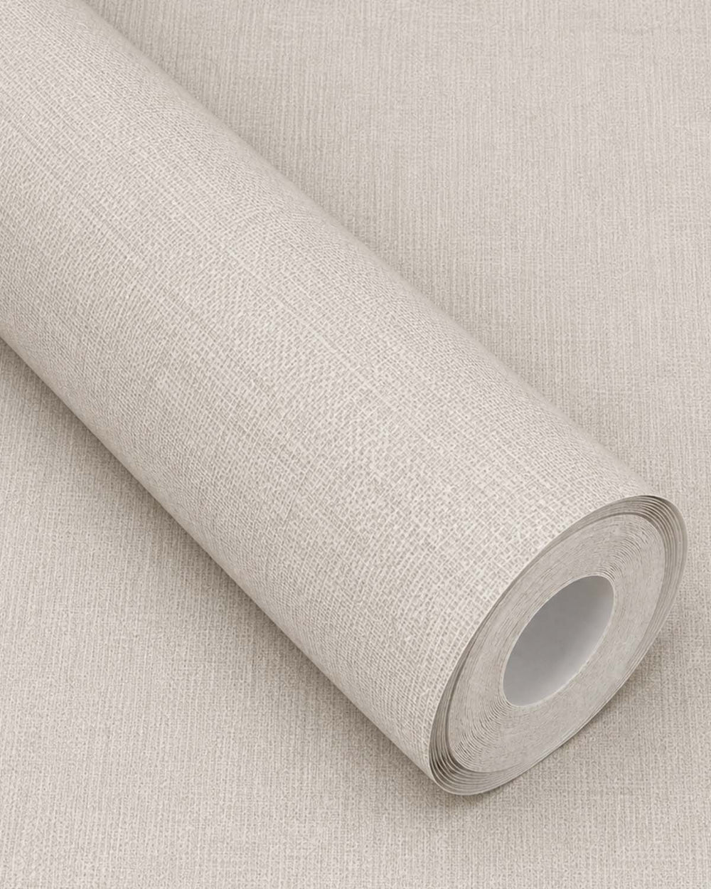 Grey Pebble Minimalist Linen-Weave Matte Wallpaper R10747