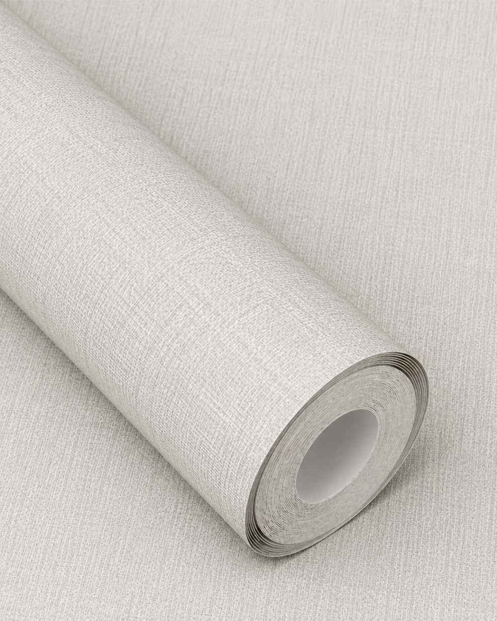 Vaporous Grey Minimalist Linen-Weave Matte Wallpaper R10748