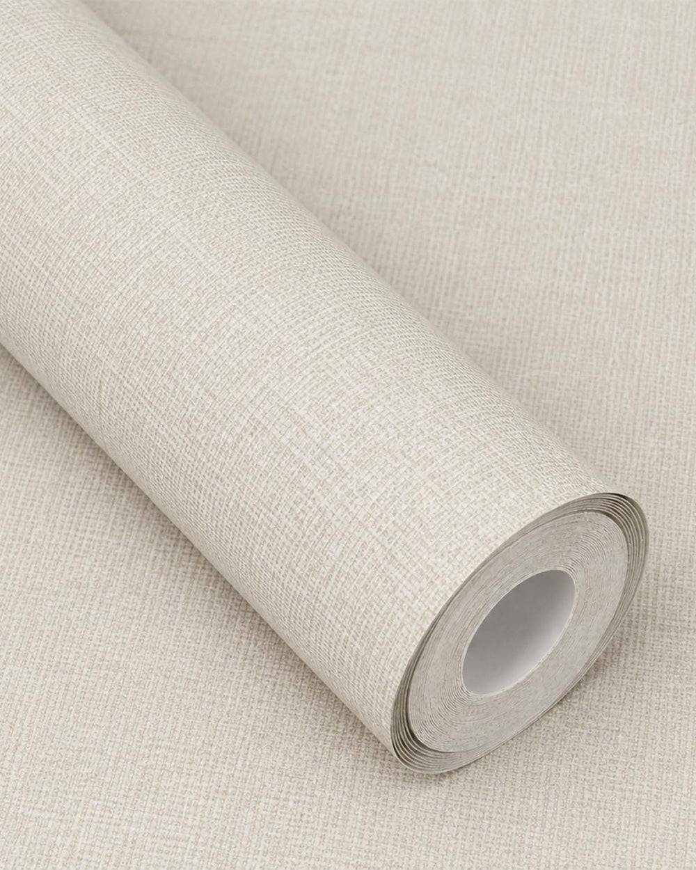Shady Beige Minimalist Linen-Weave Matte Wallpaper R10750