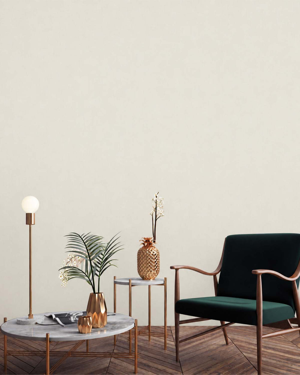 Arragonite Minimalist Linen-Weave Matte Wallpaper R10751