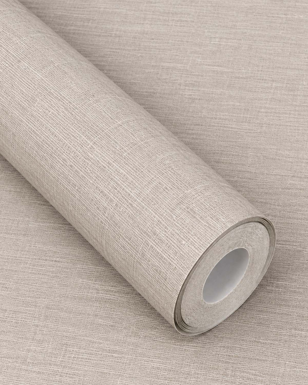 Intuitive Taupe Linen-Look Textured  Wallpaper R10753