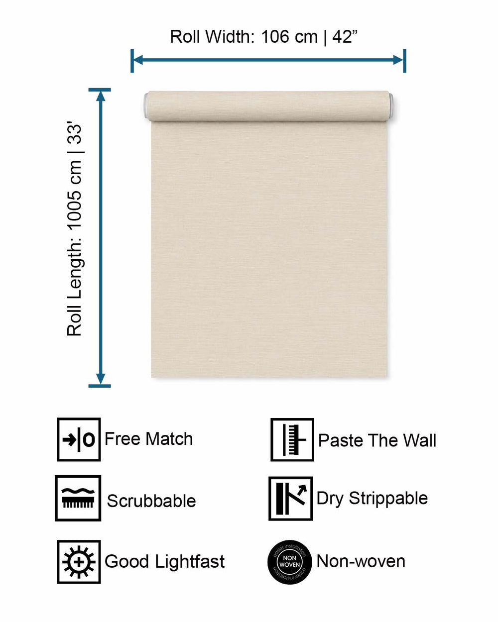 Salisbury Stone Linen-Look Textured  Wallpaper R10758