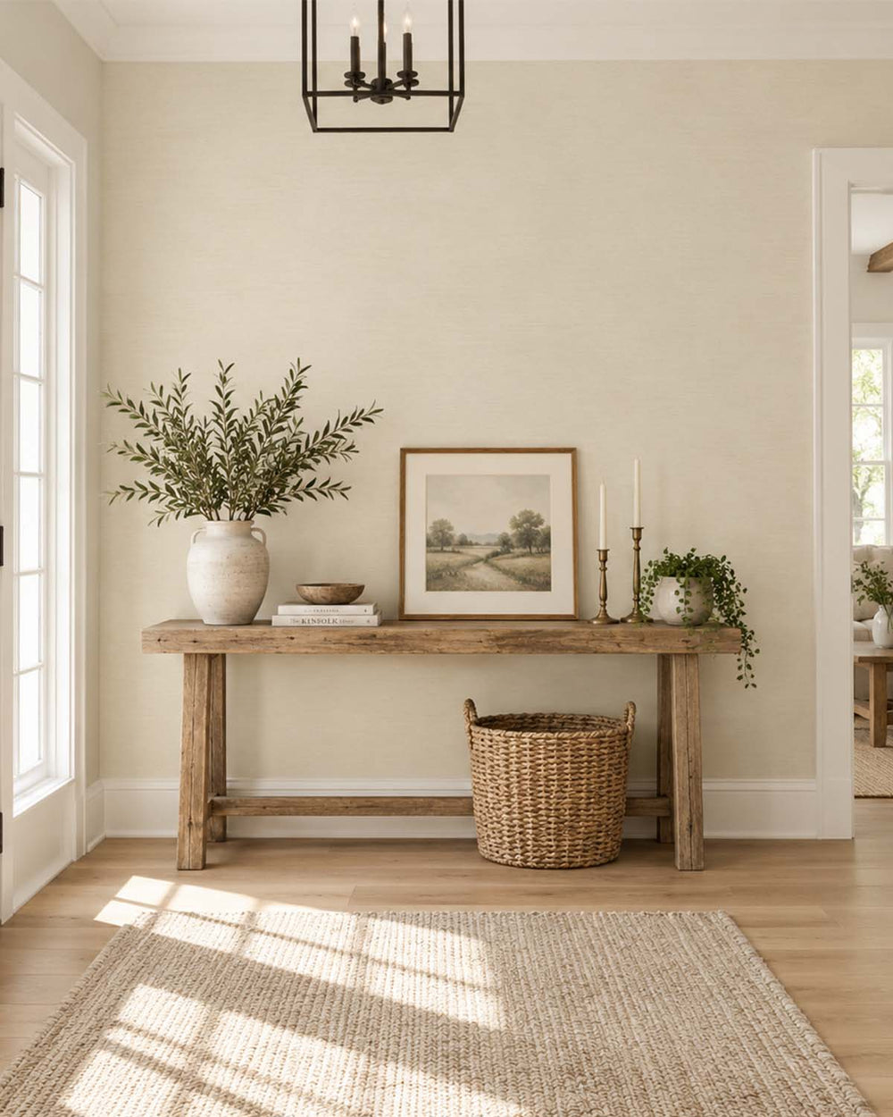 Salisbury Stone Linen-Look Textured  Wallpaper R10758