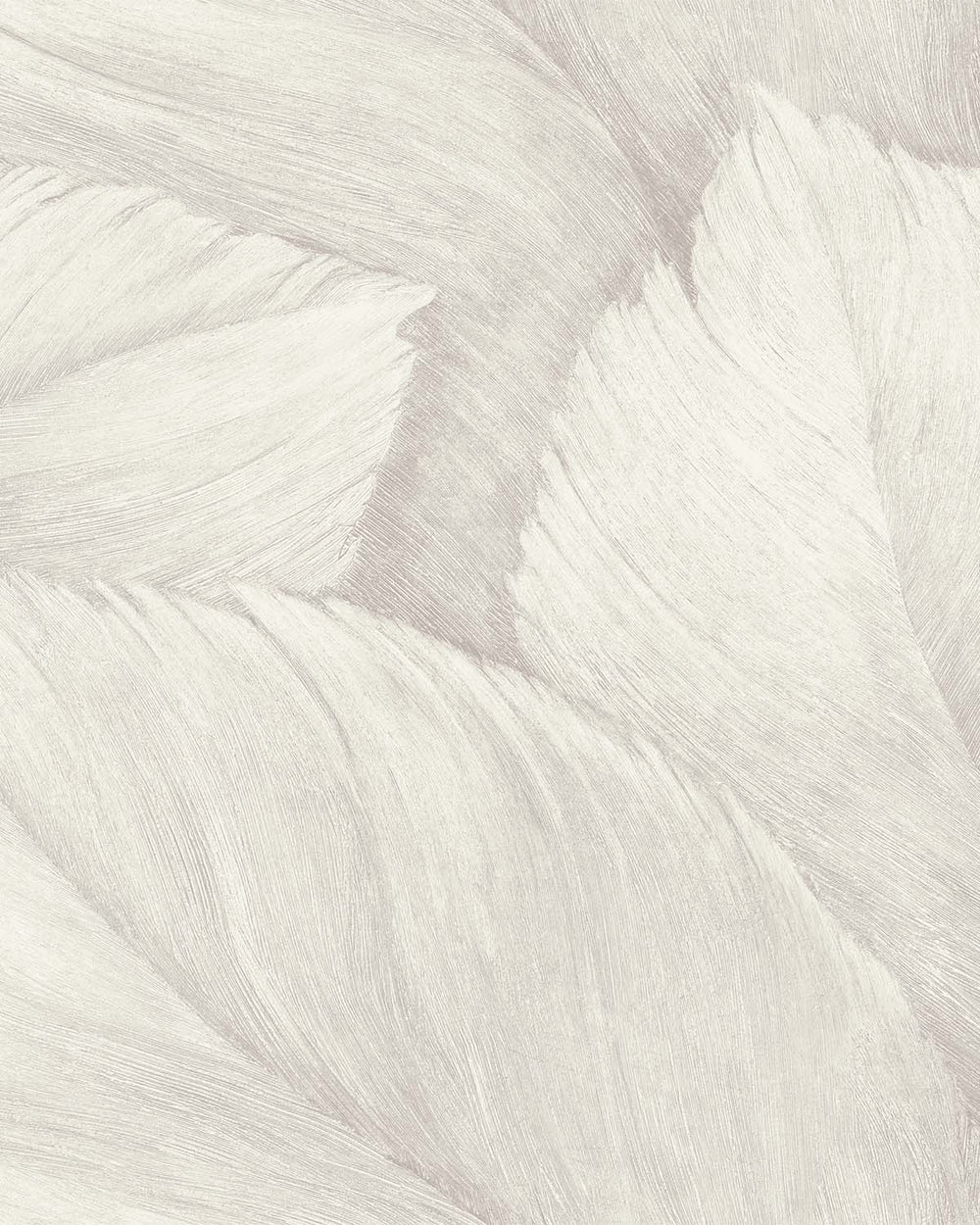 Pearl Ash Overlapping Palm Leaf Wallpaper R10764