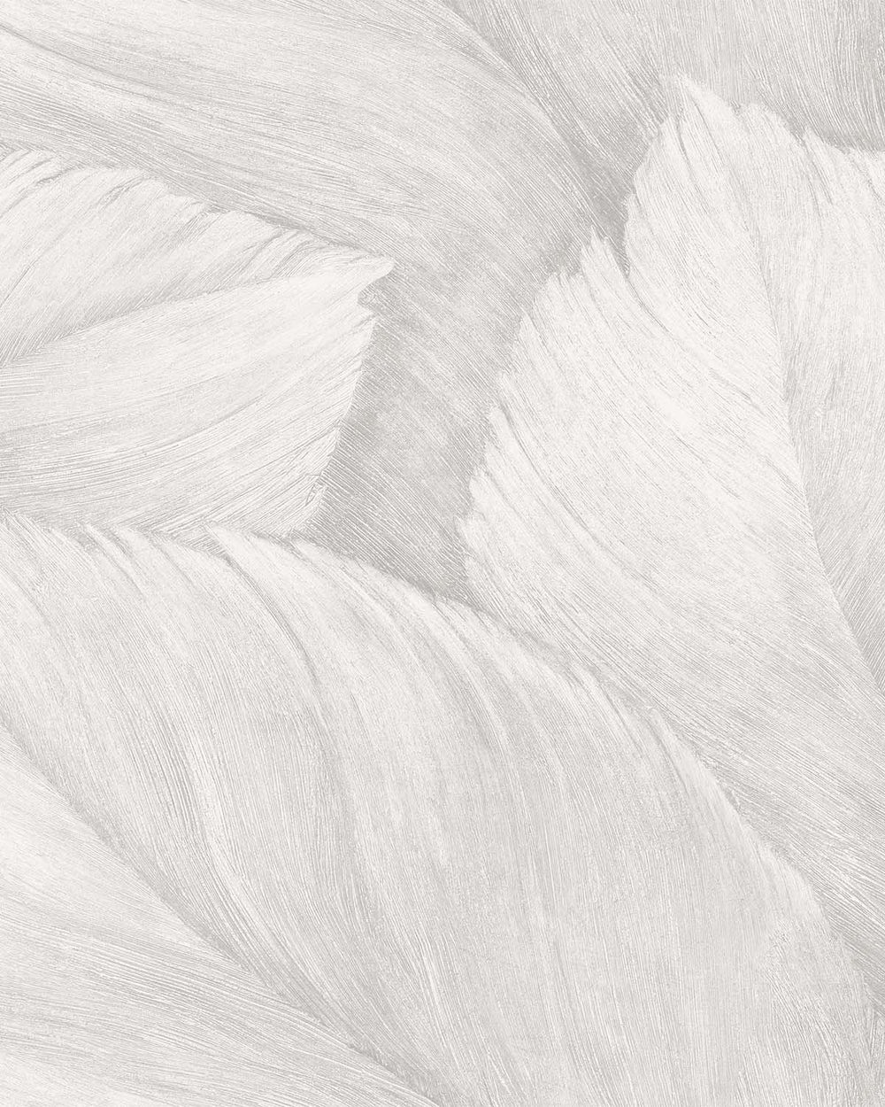 Grey Spell Overlapping Palm Leaf Wallpaper R10765