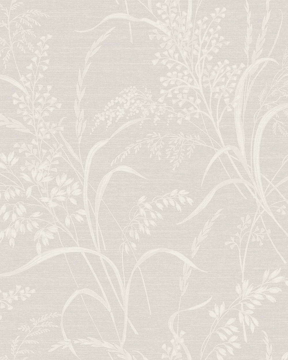 Sauvignon Grey Sprig Grasses Textured Wallpaper R10767