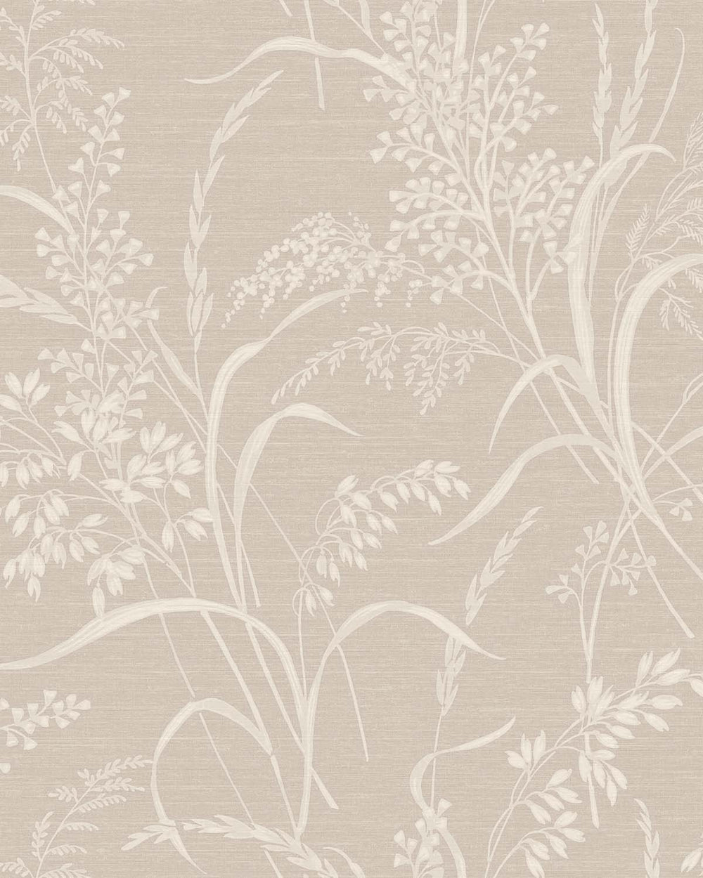 Parisian Cashmere Sprig Grasses Textured Wallpaper R10769