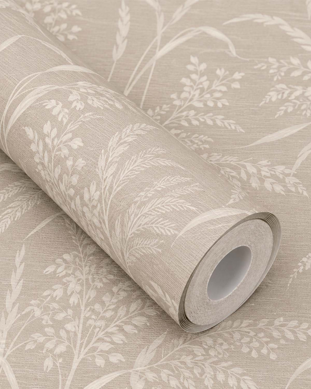 Parisian Cashmere Sprig Grasses Textured Wallpaper R10769