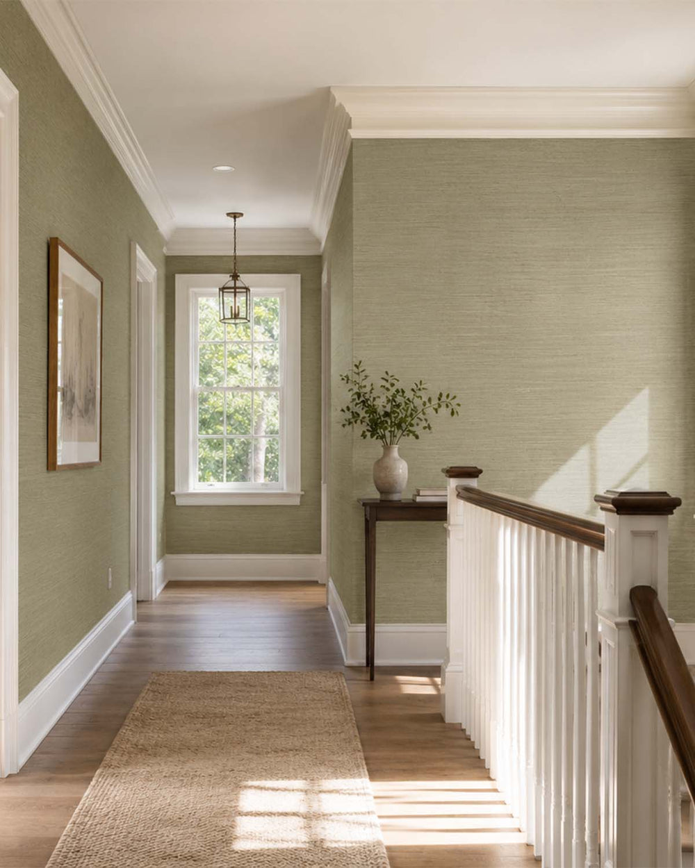 Abaca Pine Majestic Grasscloth Woven Wallpaper R1965