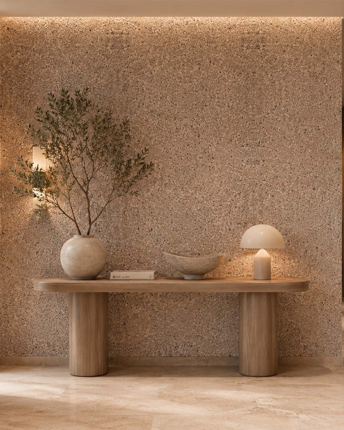 Beige Sand Mica Wallpaper R2203