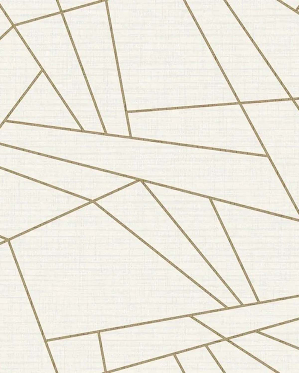 White & Gold Sharp Geometric Wallpaper R6315