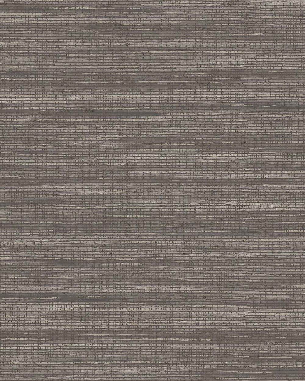 Charcoal Plain Grasscloth-like Textured Metallic Wallpaper R7621