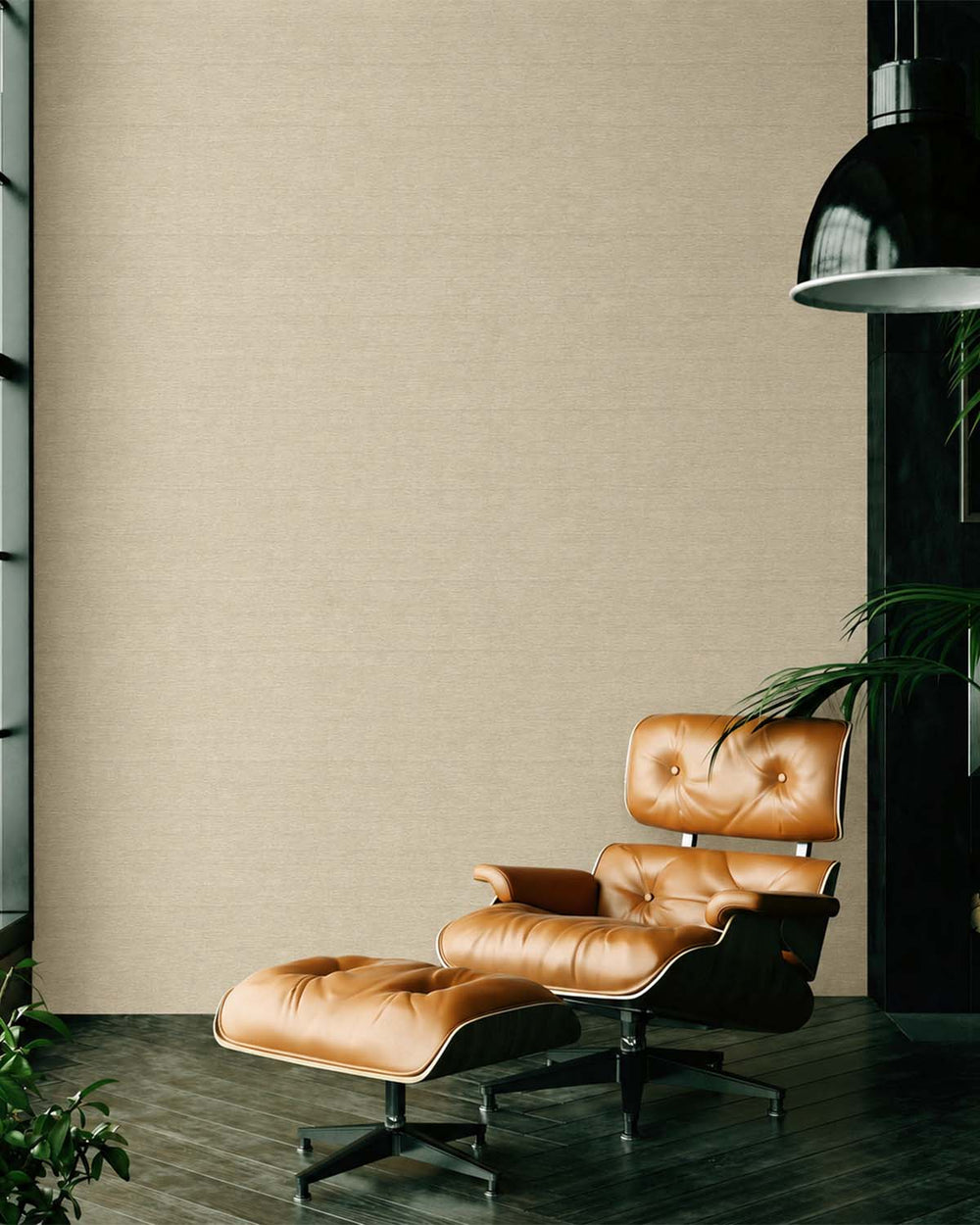 Jomon Light Natural Grasscloth Wallpaper R7901