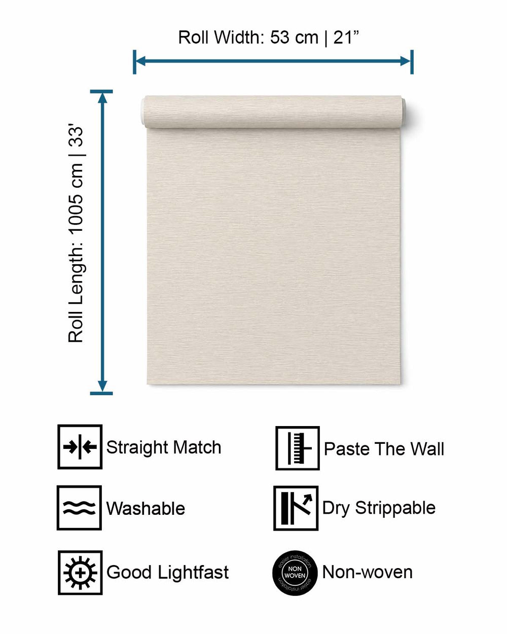 Jomon Light Grey Grasscloth Wallpaper R7903