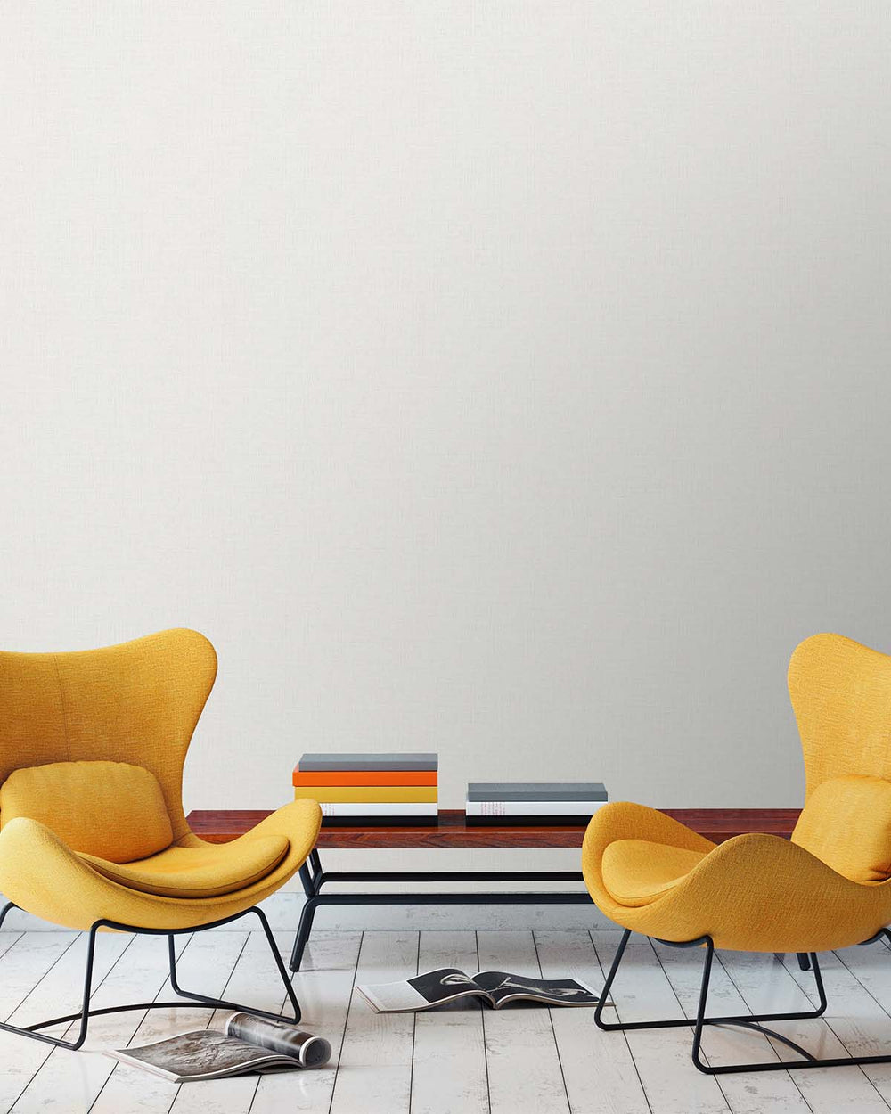 Grey Plain Textured Wallpaper R7943