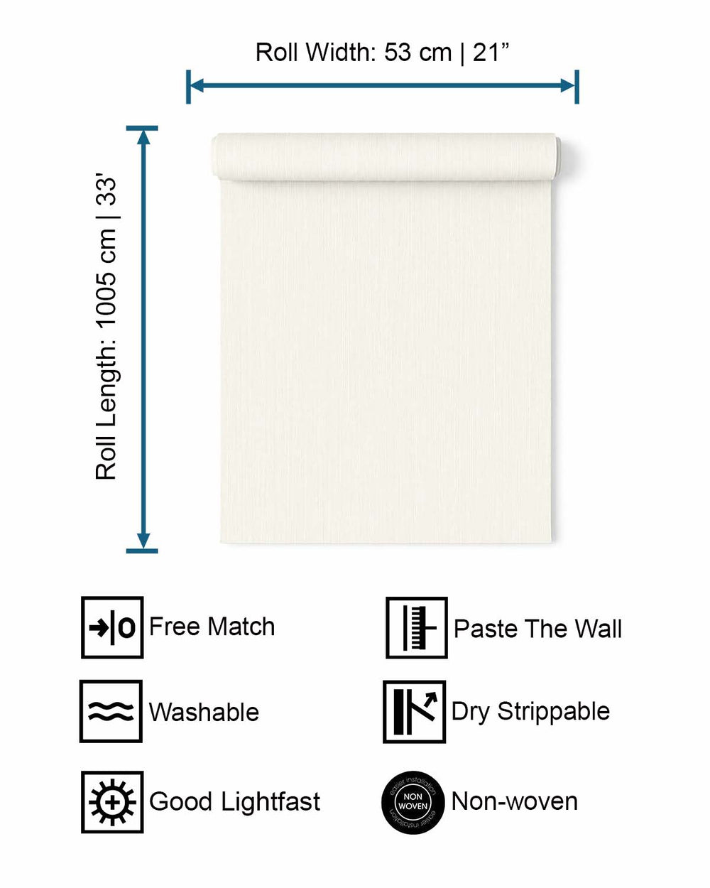 Taupe Uni-Plain Textured Wallpaper R7983