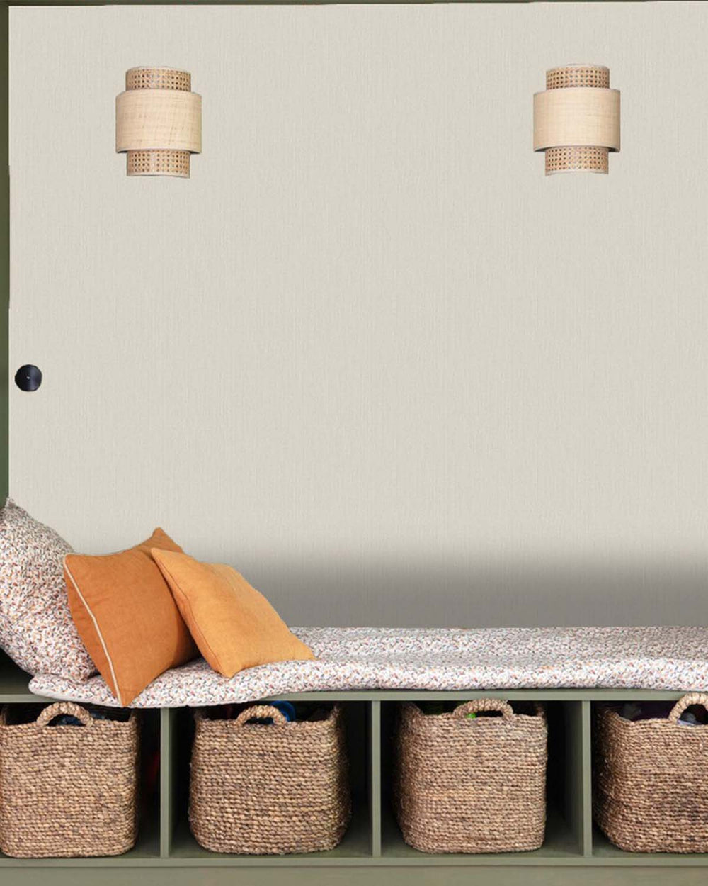 Beige Uni-Plain Textured Wallpaper R7987