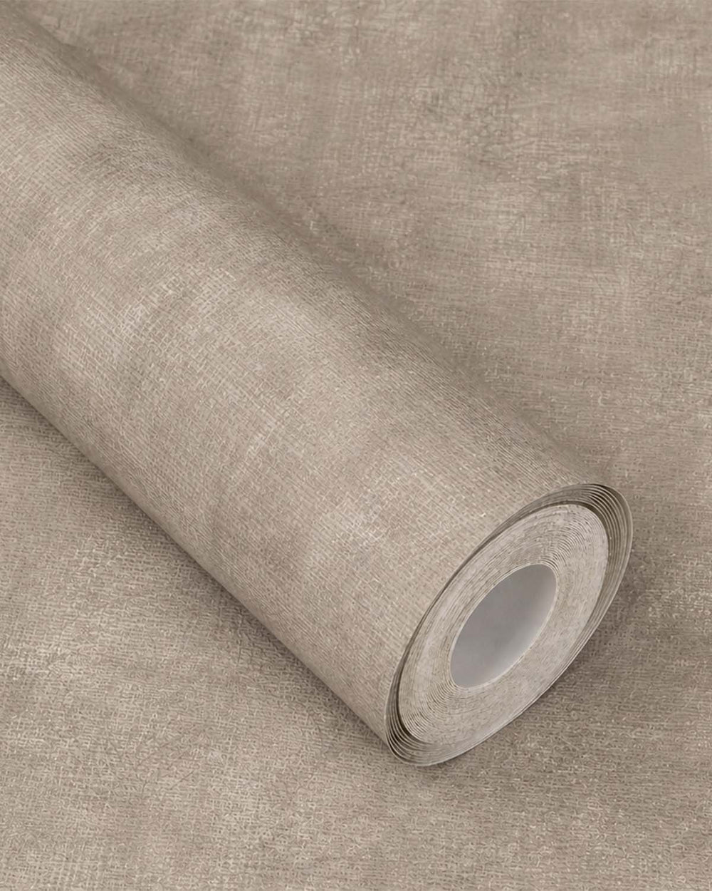 Taupe Plain Textured Wallpaper R8204