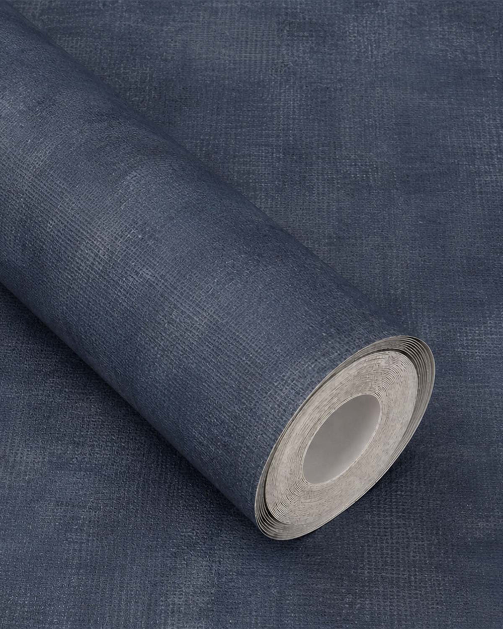 Dark Blue Plain Textured Wallpaper R8211