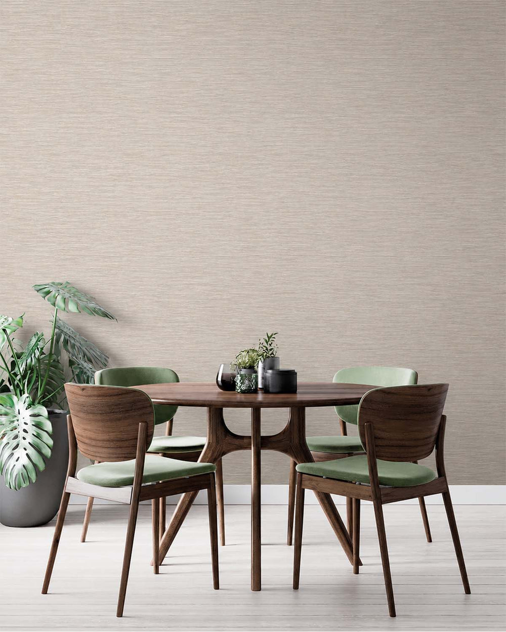 Off White Textured Faux Grasscloth Effect Wallpaper R8225