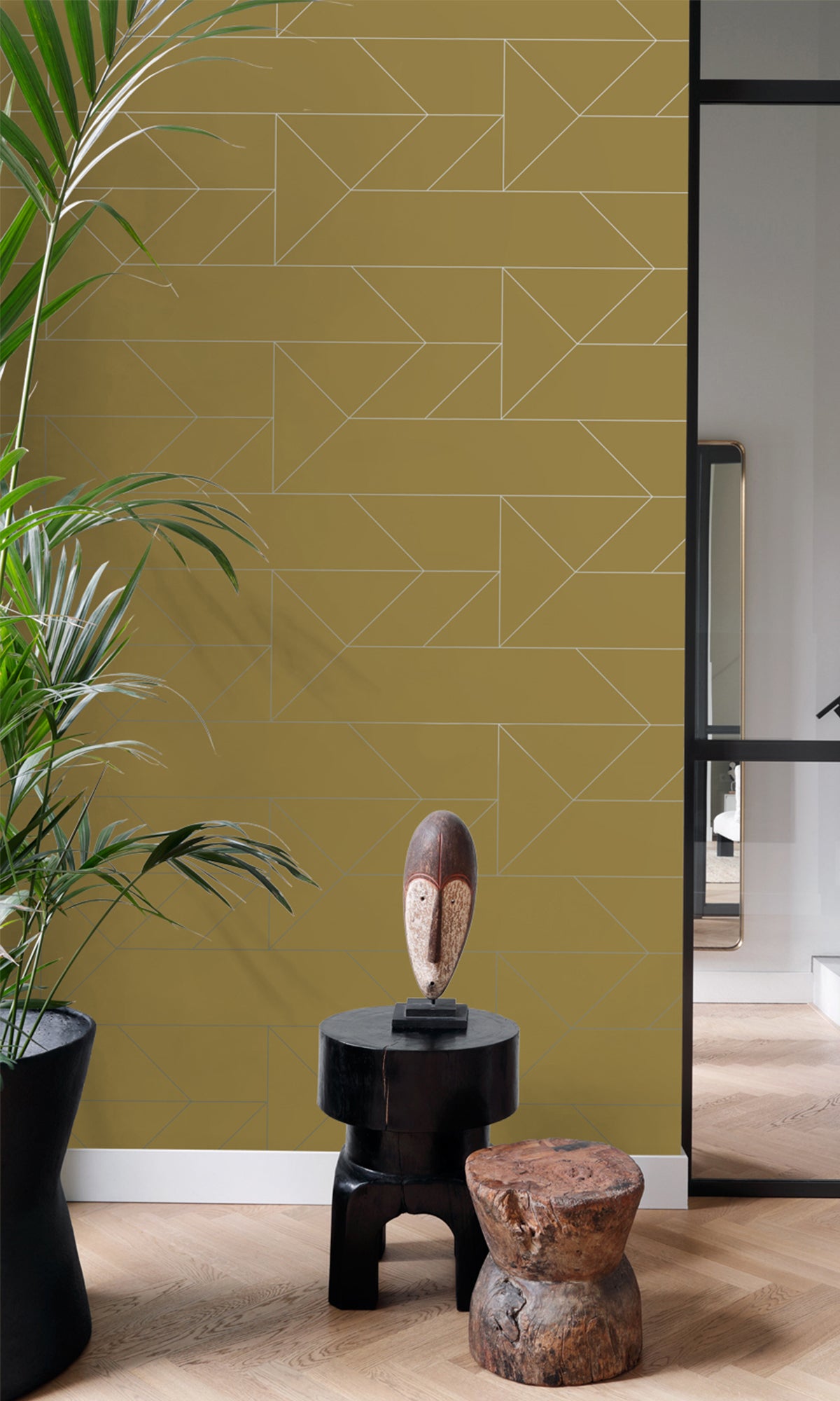 Graphic Line Geometric Wallpaper  R8342