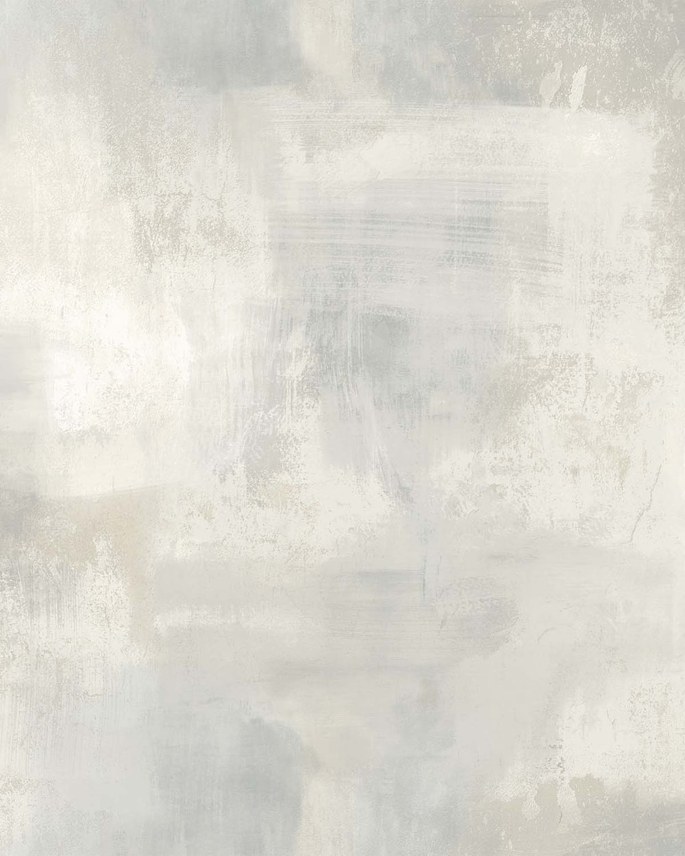 White Plain Concrete Textured Wallpaper R8393
