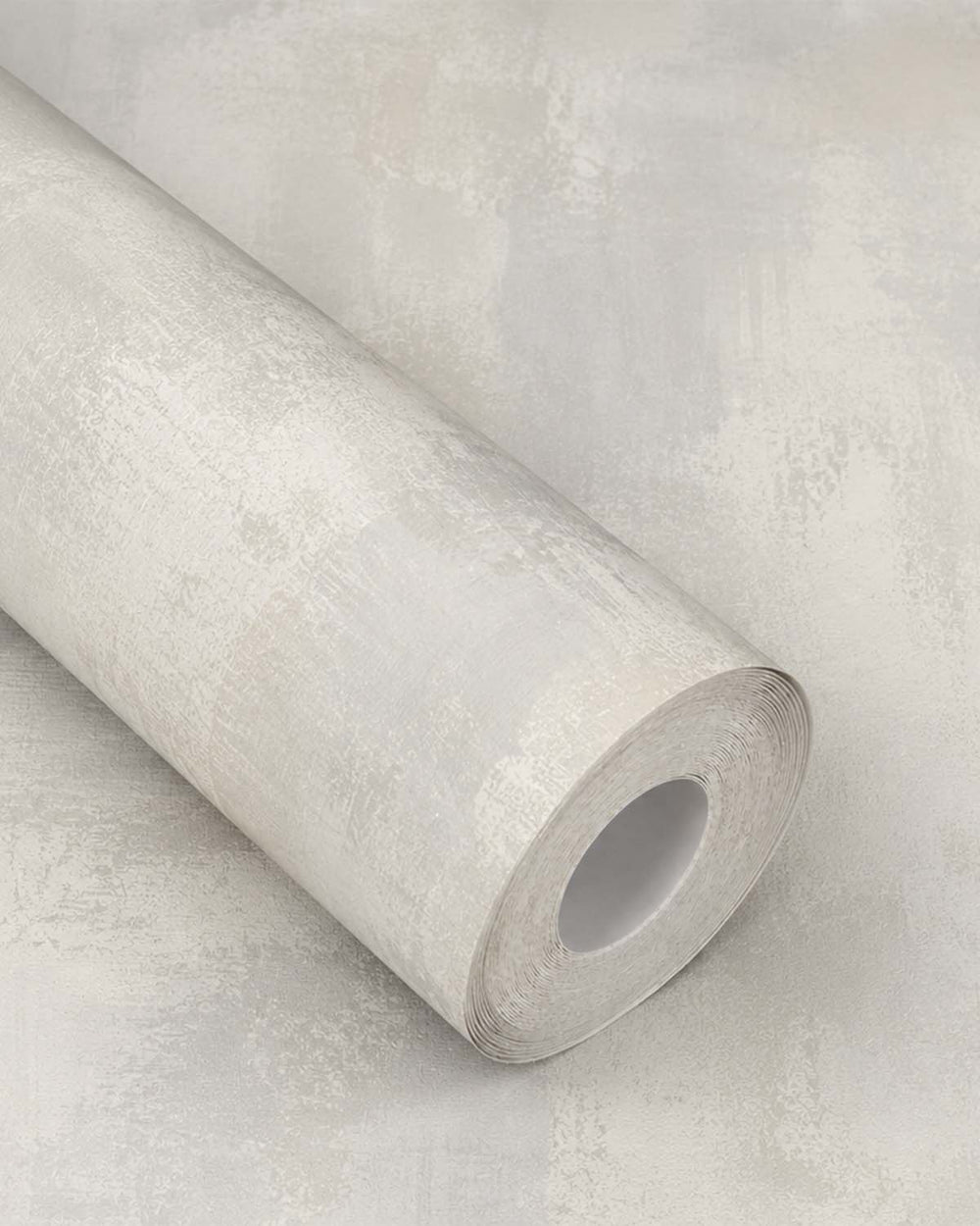White Plain Concrete Textured Wallpaper R8393