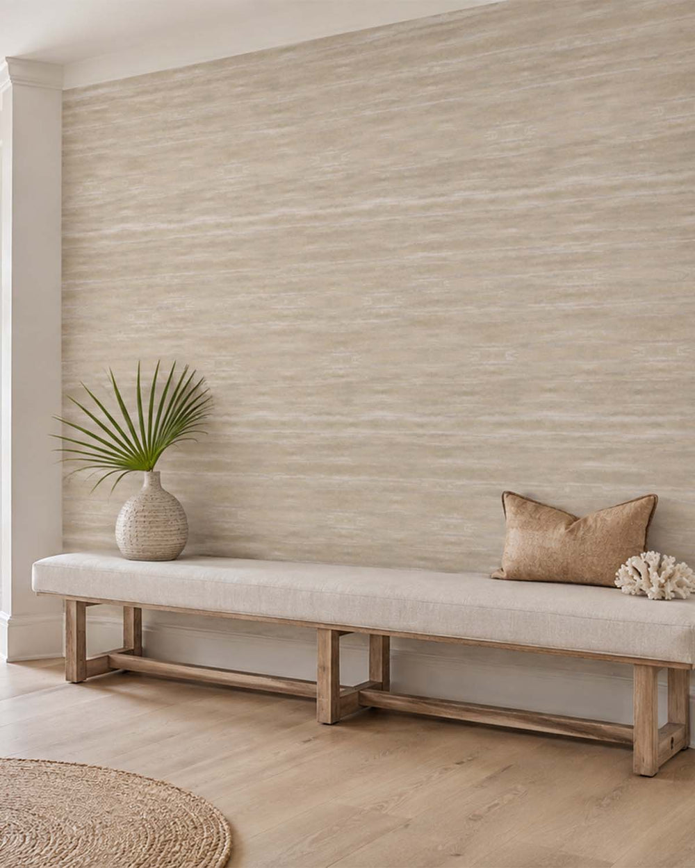 Neutral Metallic Glassbeads Wallpaper R8430
