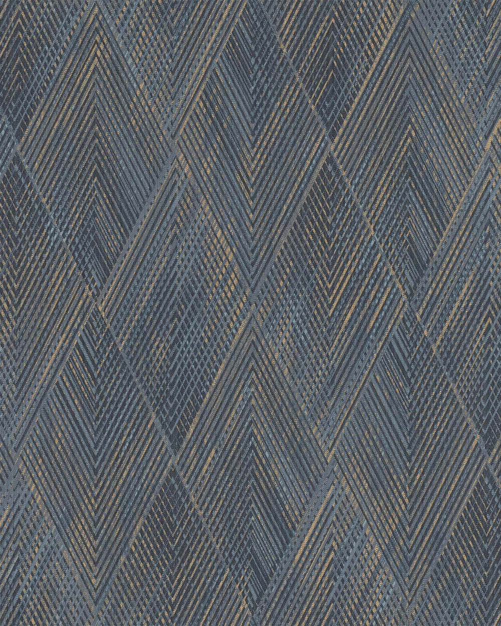 Blue Playful Textured Geometric Wallpaper R8642