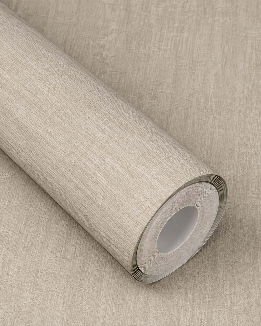 Taupe Plain Textured Wallpaper R8710