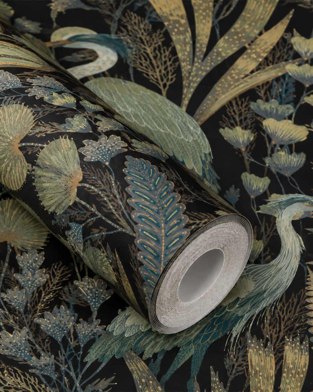 Black Heron Birds Tropical Wallpaper R8895