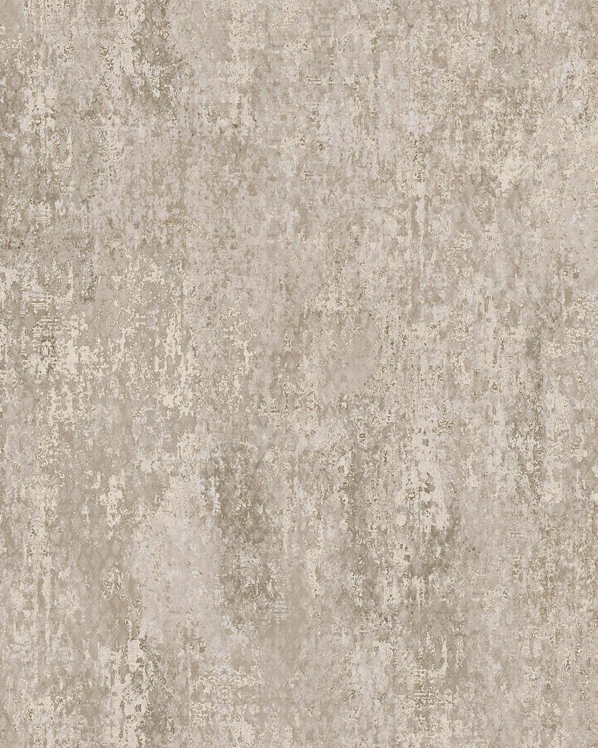Taupe Scratched Concrete Textured Wallpaper R8937