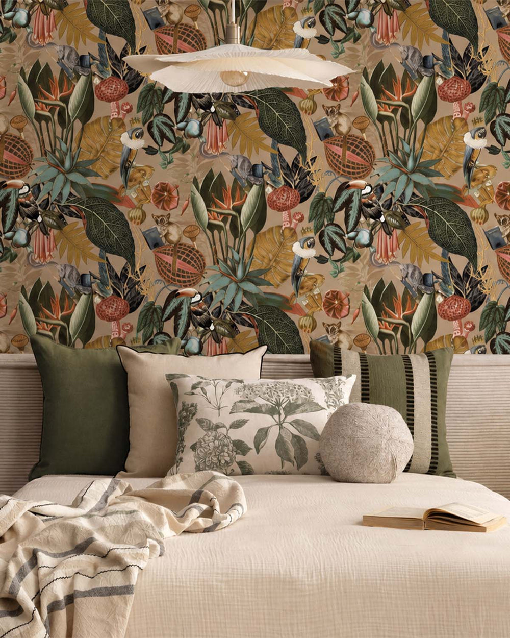 Gold A Tropical Soiree Wallpaper Wallpaper R8966