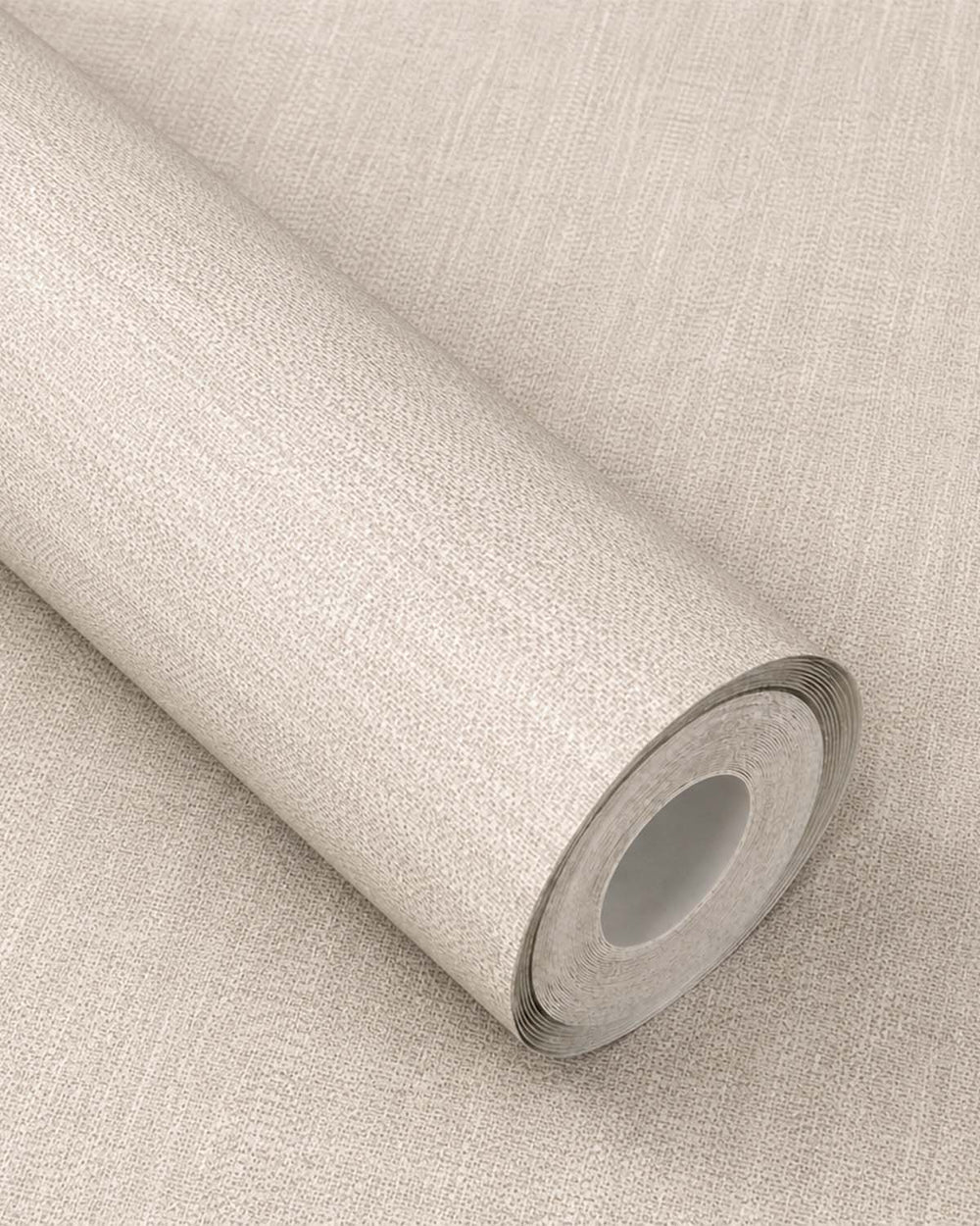Light Taupe Plain Textured Wallpaper R9017